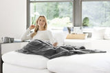 Medisana HB 675 Elektrisk tæppe 120 W Grå Mikrofiber