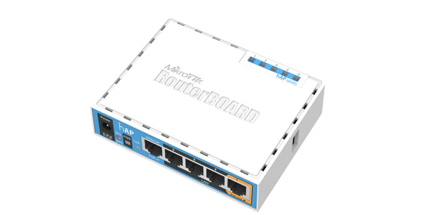 Mikrotik hAP Hvid Strøm over Ethernet (PoE)