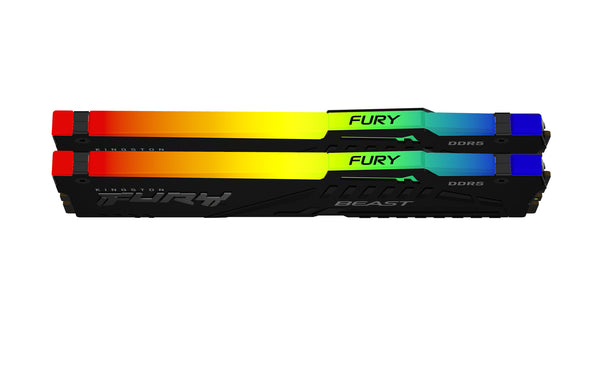 Kingston Technology FURY Beast 16 GB 5200 MT/s DDR5 CL40 DIMM (sæt med 2) RGB