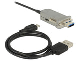 DeLOCK 50m USB3.0-A + USB Micro-B/USB3.0-A USB-kabel USB 3.2 Gen 1 (3.1 Gen 1) USB A USB A/Micro-USB B 5 Gbit/sek. Sort, Sølv