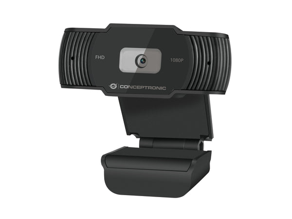Conceptronic AMDIS 1080P FHD webcam 1920 x 1080 pixel USB 2.0 Sort