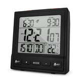 Mebus 25581 vækkeur Digital alarmur Sort