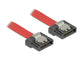 DeLOCK 0.7m SATA III SATA-kabel 0,7 m SATA 7-pin Rød