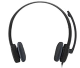 Logitech 981-000589 hovedtelefoner/headset Ledningsført Kontor/Callcenter Sort