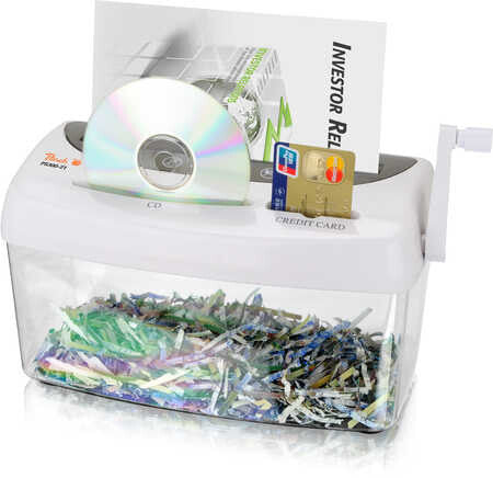 Peach PS300-21 papirmakulator Krydsmakulering 21,6 cm Transparent, Hvid