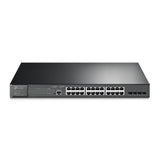 TP-Link JetStream TL-SG3428MP netværksswitch Administreret L2+ Gigabit Ethernet (10/100/1000) Strøm over Ethernet (PoE) 1U Sort