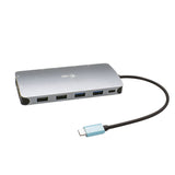 i-tec Metal C31NANODOCKPROPD dockingstation Ledningsført USB 3.2 Gen 1 (3.1 Gen 1) Type-C Sølv