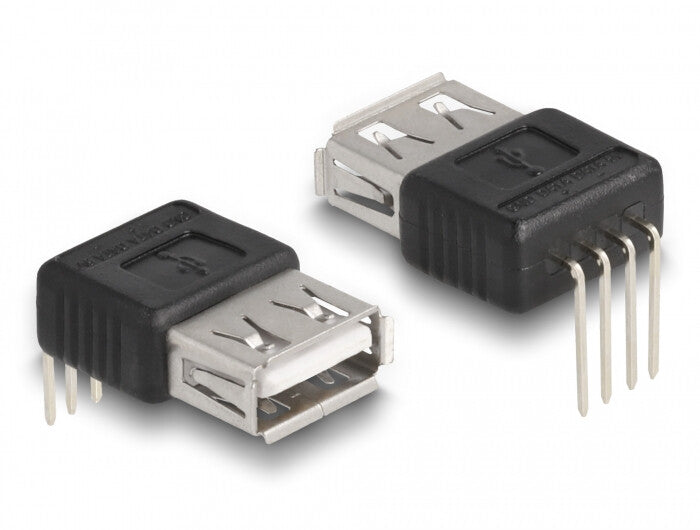 DeLOCK 66637 USB grafisk adapter Sort, Sølv