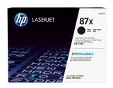 HP Original 87X LaserJet-tonerpatron med høj kapacitet, sort