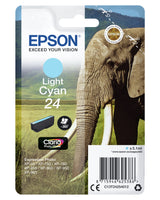 Epson Elephant C13T24254022 blækpatron 1 stk Original Lys cyan