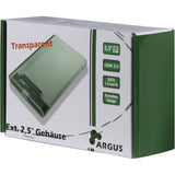 Inter-Tech GD-25000 HDD kabinet Transparent 2.5"