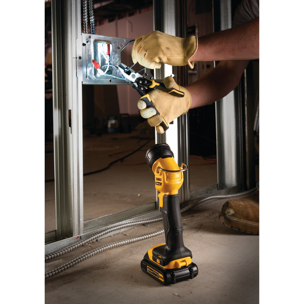 DeWALT DCL040 Sort, Gul LED