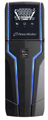 PowerWalker VI 1000 GXB IEC UPS-enhed Interaktivt indgangsstik 1 kVA 600 W 8 AC stikkontakt(er)