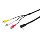 Goobay AVK 199-150 1.5m lydkabel 1,5 m 3.5mm 3 x RCA