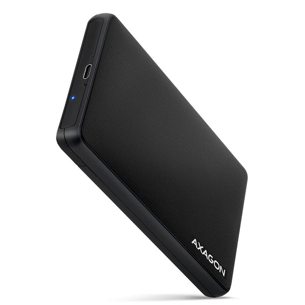 Axagon EE25-SLC drevkabinet HDD/SSD kabinet Sort 2.5"