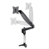 StarTech.com ARMPIVOTE2 skærmbeslag og -stativer 124,5 cm (49") Skrivebord Sort