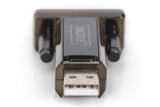 Digitus DA-70156 kabel kønsskifter USB 2.0 D-Sub 9 Male Sort