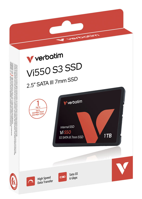 Verbatim Vi550 S3 1 TB 2.5" Serial ATA III 3D NAND