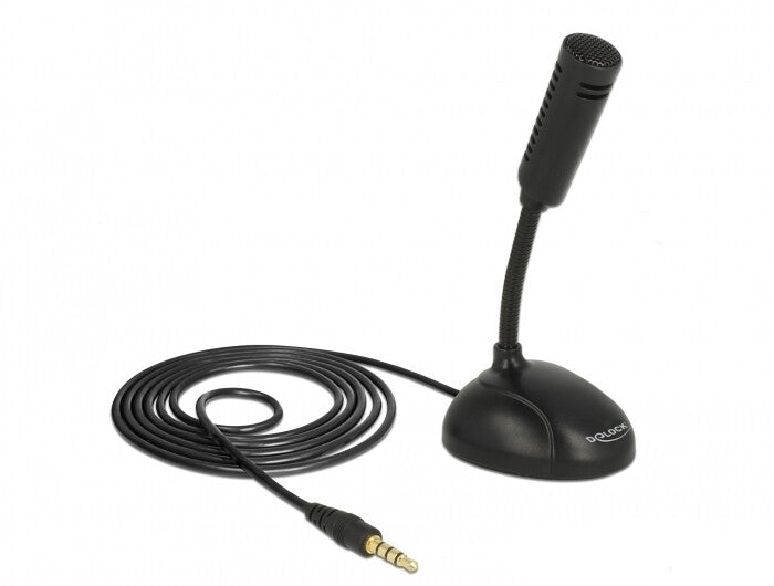 DeLOCK 65872 mikrofon Sort Mobiltelefon/smartphone-mikrofon