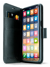 Screenor 26184 mobiltelefon etui 15,5 cm (6.1") Tegnebogsetui Sort