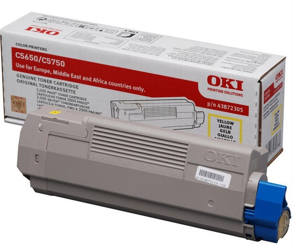 OKI 43872305 tonerpatron 1 stk Original Gul