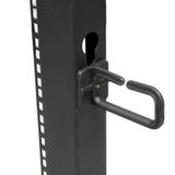 StarTech.com 4POSTRACK8U stativ 8U Fritstående reol Sort