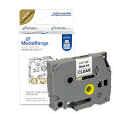 MediaRange MRBTZ131 print etiket Sort, Transparent