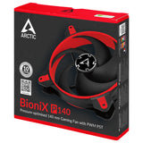 ARCTIC BioniX P140 Computerkabinet Ventilator 14 cm Sort, Rød