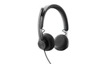 Logitech 981-000870 hovedtelefoner/headset Ledningsført Opkald/musik USB Type-C Grafit