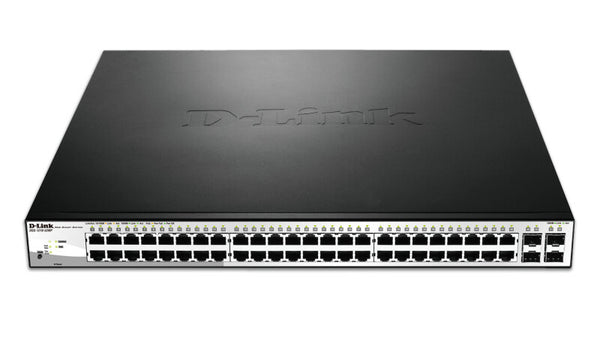 D-Link DGS-1210-52MP Administreret L2 Gigabit Ethernet (10/100/1000) Strøm over Ethernet (PoE) Sort, Grå