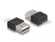 DeLOCK 66653 USB grafisk adapter Sort, Sølv