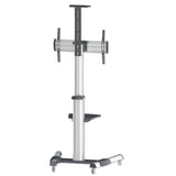 Manhattan 461245 tv-beslag 177,8 cm (70") Sort, Sølv