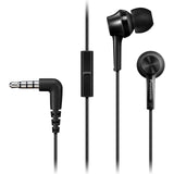 Panasonic RP-TCM115E Headset Ledningsført I ørerne Opkald/musik Sort