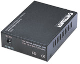 Intellinet 506519 netværksomformer til medie 100 Mbit/s 1310 nm Multitilstand Sort