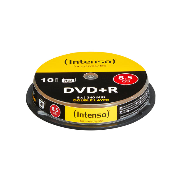 Intenso DVD+R 8.5GB, DL, 8x 8,5 GB DVD+R DL 10 stk