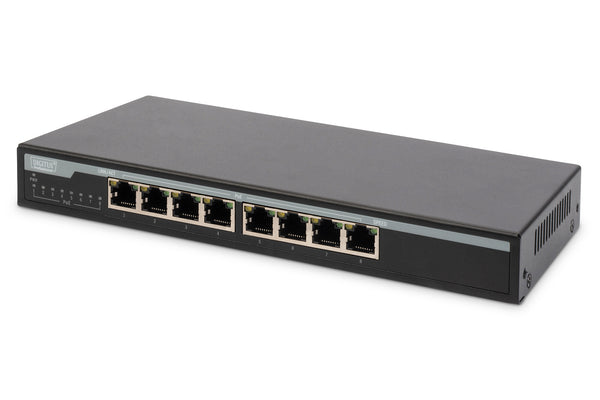 Digitus DN-95340 netværksswitch Ikke administreret Gigabit Ethernet (10/100/1000) Strøm over Ethernet (PoE) Sort