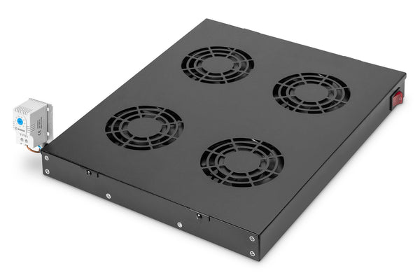 Digitus DN-19 FAN-4-HO-SW tilbehør til rack Blank udluftningspanel