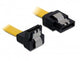 DeLOCK 0.2m SATA M/M SATA-kabel 0,2 m SATA 7-pin Gul
