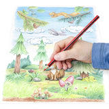Staedtler 187 Sort, Blå, Brun, Grøn, Lyse Blå, Lysegrøn, Mauve, Orange, Fersken, Rød, Gul 12 stk