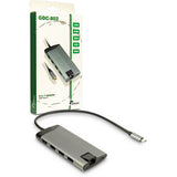 Inter-Tech GDC-802 Ledningsført USB 3.2 Gen 1 (3.1 Gen 1) Type-C Grå