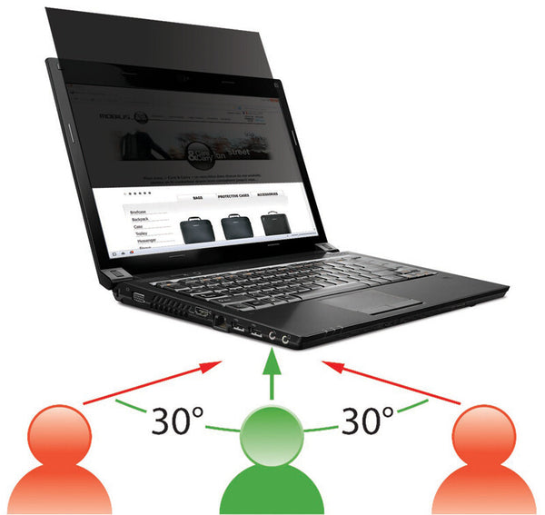 Mobilis 016229 antirefleks skærm 35,8 cm (14.1") Laptop Rammeløst display privatlivsfilter
