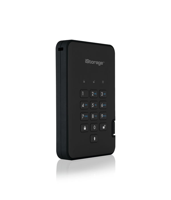 iStorage diskAshur 2 ekstern harddisk 500 GB 5400 rpm USB Type-A 3.2 Gen 1 (3.1 Gen 1) Sort