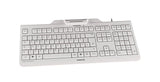 CHERRY KC 1000 SC tastatur Universel USB AZERTY Belgisk Hvid