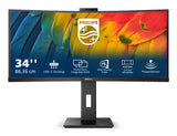 Philips 5000 series 34B1U5600CH/00 computerskærm 86,4 cm (34") 3440 x 1440 pixel Wide Quad HD LCD Sort
