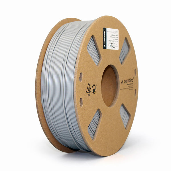 Gembird 3DP-ABS1.75-01-GR 3D print materiale ABS Grå 1,4 kg
