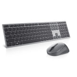 DELL KM7321W tastatur Mus inkluderet Kontor RF trådløs + Bluetooth QWERTY US International Grå, Titanium