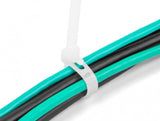 DeLOCK 18644 kabelsamler Krog og løkke kabelbinder Nylon Hvid 100 stk
