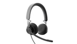 Logitech 981-000870 hovedtelefoner/headset Ledningsført Opkald/musik USB Type-C Grafit
