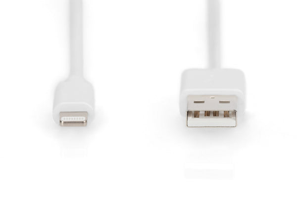 Digitus DB-600106-010-W Lightning kabel 1 m Hvid