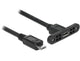 DeLOCK 85245 USB-kabel USB 2.0 0,25 m Micro-USB B 0,48 Gbit/sek. Sort